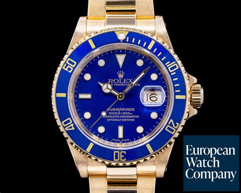 rolex 16618 price|rolex 16618 gold submariner blue.